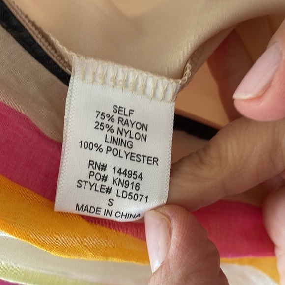 Luxxel Multi Stripe Maxi Boutique Dress - Picture 8 of 13